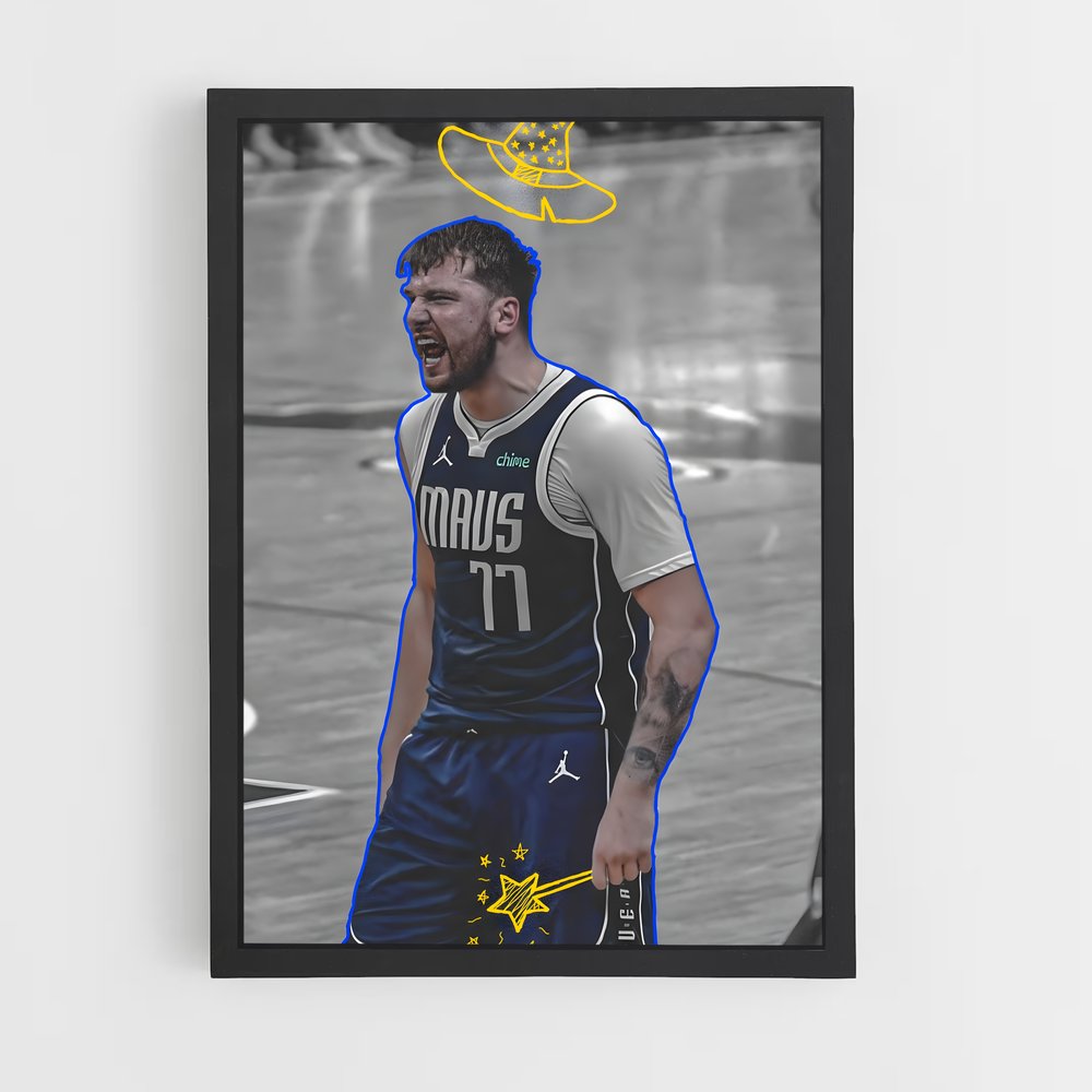 Poster Dunk d'Étoile – affiche Basketball (vue 2)